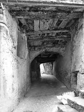 Glimpse of the old city Stock Photos