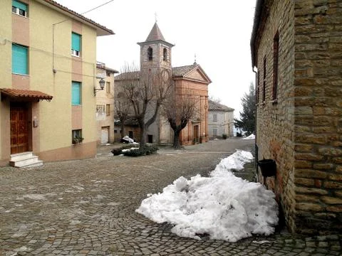 Glimpse of Smerillo 写真素材