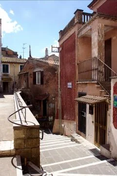 Glimpse with staircase Foto stock