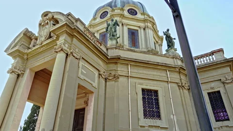 Glimpse of the Temple of Christ the King Stock Footage 233473470