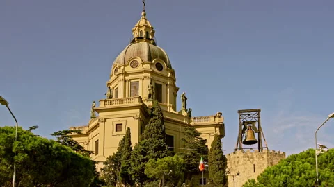 Glimpse of the Temple of Christ the King Stock Footage 233473681