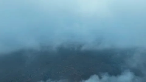 A Glimpse of the World Below Through a Cloudy Window 스톡 동영상 281335750