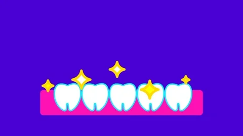 Glistening Teeth Stock Footage 335608813