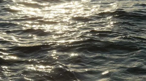 Glistering sea Stock Footage 37128430