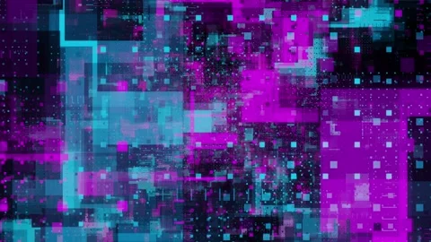 Glitch Abstract Backdrop With Damaged Data 8K Stock Footage 172148678