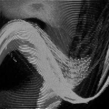 Glitch Abstract Background Stock Illustration