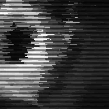 Glitch Abstract Background Stock Illustration