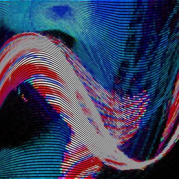 Glitch Abstract Background 스톡 일러스트