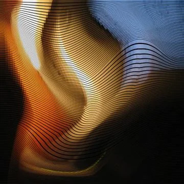 Glitch Abstract Background Stock Illustration