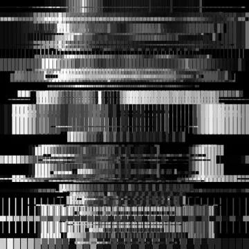 Glitch Abstract Background Stock Illustration