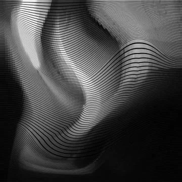 Glitch Abstract Background Stock Illustration