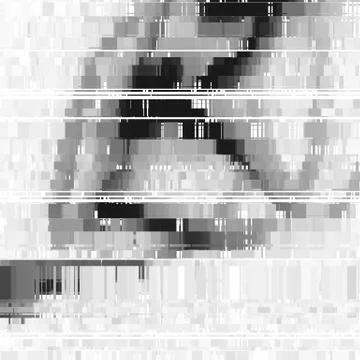 Glitch Abstract Background Stock Illustration