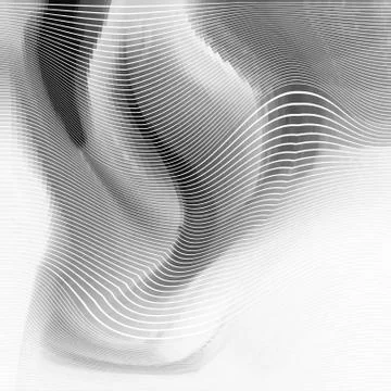 Glitch Abstract Background Stock Illustration