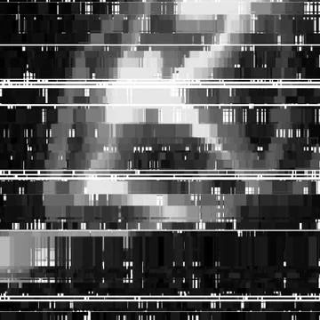 Glitch Abstract Background Stock Illustration