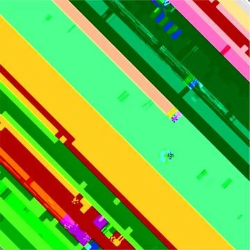 Glitch Abstract Background Stock Illustration