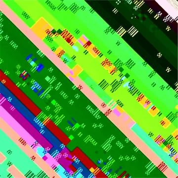 Glitch Abstract Background Stock Illustration