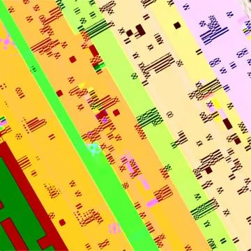 Glitch Abstract Background Stock Illustration