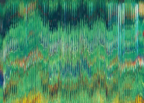 Glitch abstract background static noise texture Stock Illustration