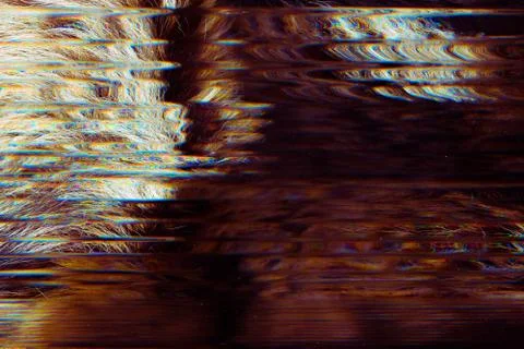 Glitch abstract background white brown artifacts Illustration