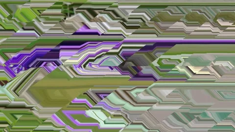 Glitch abstract digital computer pixels interferences LOOP Video stock 117398379