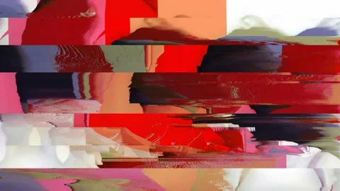 Glitch abstract digital computer pixels damages. SEAMLESS LOOP Stockbeeldmateriaal 117399466