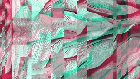 Glitch abstract digital computer pixels animation. SEAMLESS LOOP Video stock 117403055