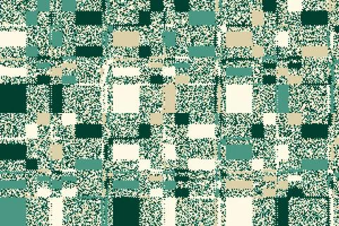 Glitch abstract pattern with flowing forms and layered structure. The backg.. Stock Illustration