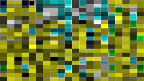 Glitch Alchemy: Transform Your Projects with Abstract Tiles (20 sec, 4K, 60fps) Stock Footage 263862472
