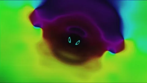 Glitch Analog Transition. Television Static Noise VFX. VHS Signal Problem a.. Stock Footage 257477576