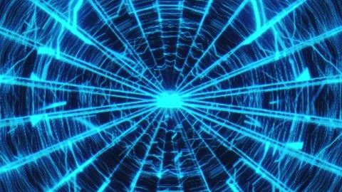 Glitch Analog Transition. Television Static Noise VFX. VHS Signal Problem a.. Stock Footage 257477644