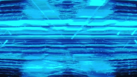 Glitch Analog Transition. Television Static Noise VFX. VHS Signal Problem a.. Stock Footage 257477662