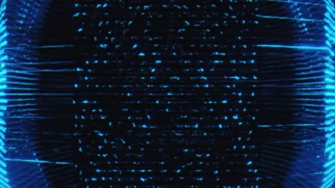 Glitch Analog Transition. Television Static Noise VFX. VHS Signal Problem a.. Stock Footage 257477668