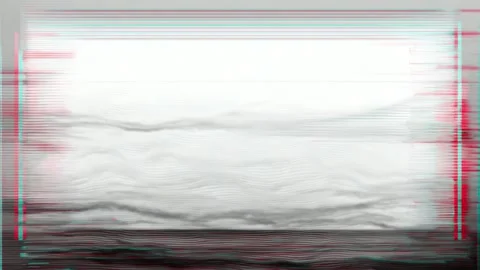 Glitch animated border frame with white copy space for text overlay, hand d.. Stockbeeldmateriaal 342046509