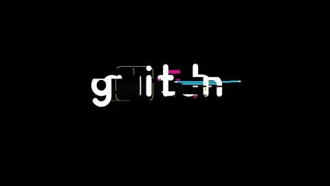 Glitch: An Animated Digital Typeface Stock After Effects