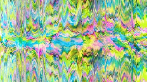 Glitch-like animated ink background Stockbeeldmateriaal 197047492