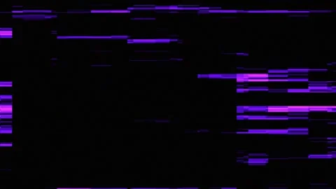 Glitch animation background with flickering stripes, old analog TV noise effect Stock-Footage 317646458