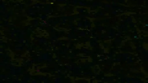 Glitch Art Background 4K — Psychedelic Digital Distortion VJ Stock Footage 329678107