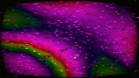 Glitch Art Background 4K — Psychedelic Digital Distortion VJ Stock Footage 329679683