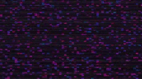 Glitch Art Background 4K — Psychedelic Digital Distortion VJ Stock Footage 329791259