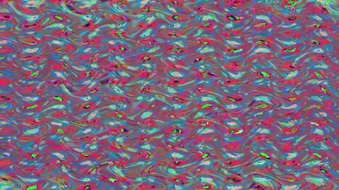 Glitch Art Background 4K — Psychedelic Digital Distortion VJ Stock Footage 329813238