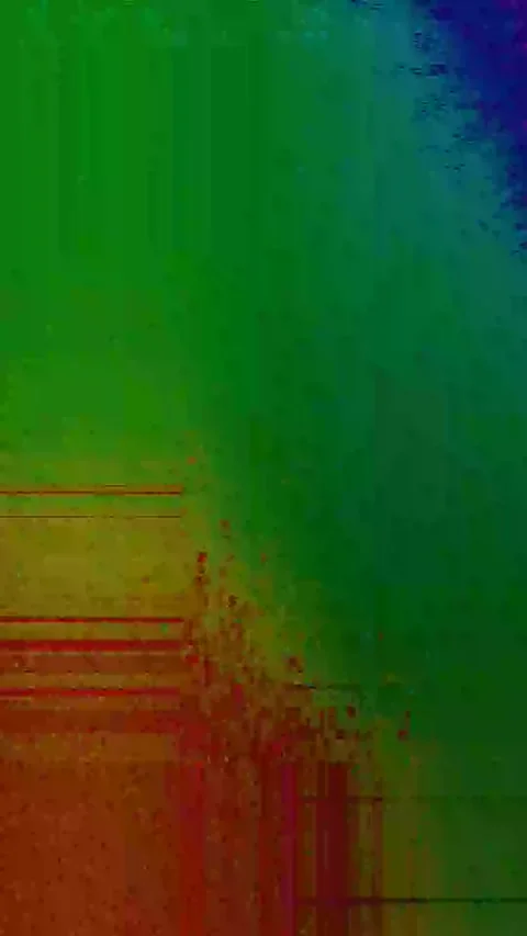 Glitch Art Background 4K Vertical — Psychedelic Distortion VJ Stock Footage 329678464