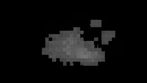 Glitch Art Corruption Effect Landscape Stock Footage 331075769