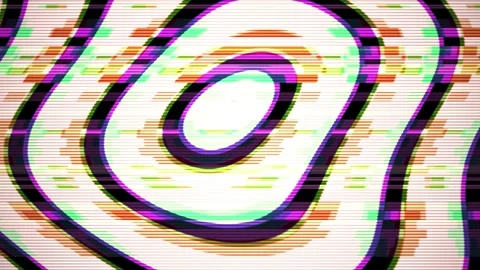 Glitch Art Distorted Digital Eye Patterns. Stock Footage 334186783