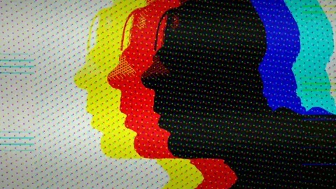 Glitch Art Stock Footage 104352898