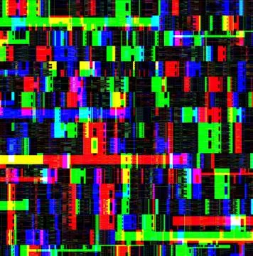 Glitch Art Stock Illustration