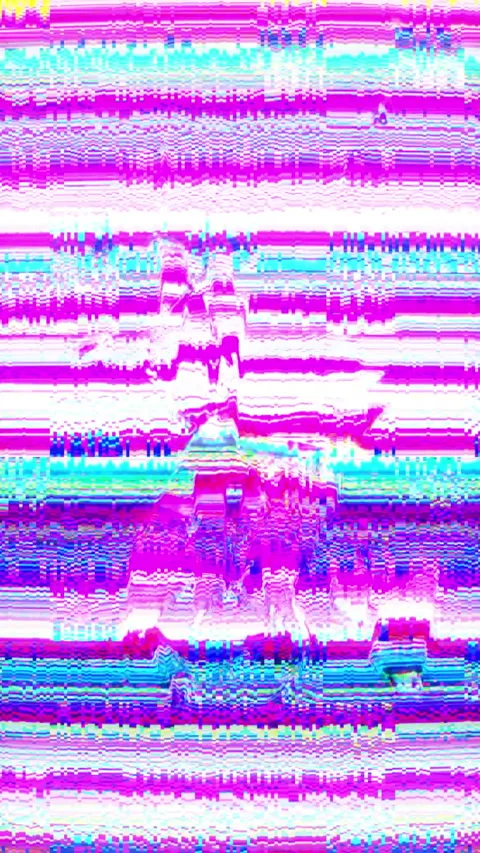 Glitch art style that uses digital or analog errors to create aesthetic des.. Stock Footage 336409204