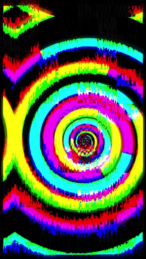 Glitch art style that uses digital or analog errors to create aesthetic des.. Stock Footage 336409643