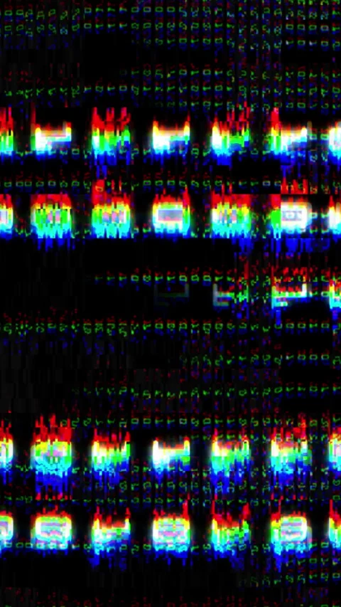 Glitch art style that uses digital or analog errors to create aesthetic des.. Stock Footage 336409967