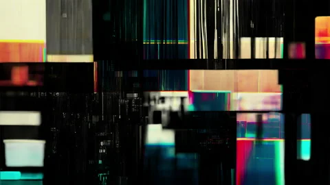 Glitch Background 01 Vidéo 214050739