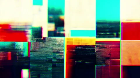 Glitch Background 03 Vidéo 214050711